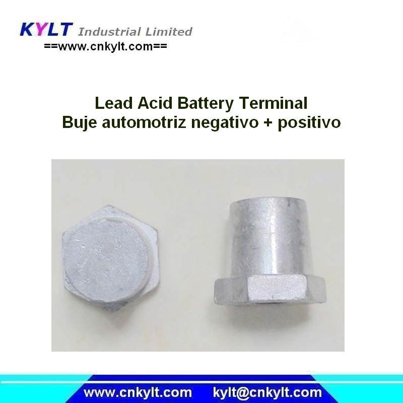 KYLT Buje Automotriz Negativo &amp;Positivo PB terminals for Lead acid battery supplier