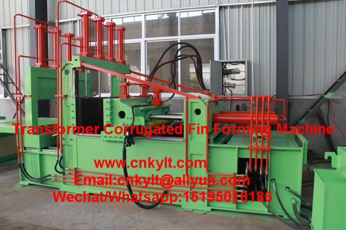 corrugated fins wall making machine
