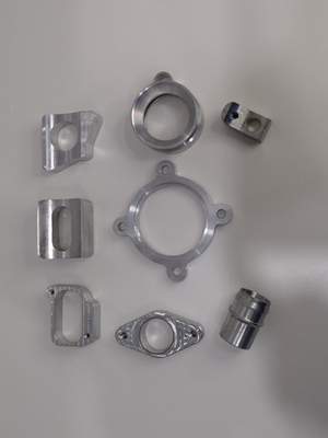 Aluminum CNC milled connector part OEM making service supplier