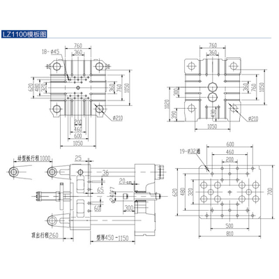 1100T Cold Chamber Hydraulic Pressure Die Casting Machine supplier