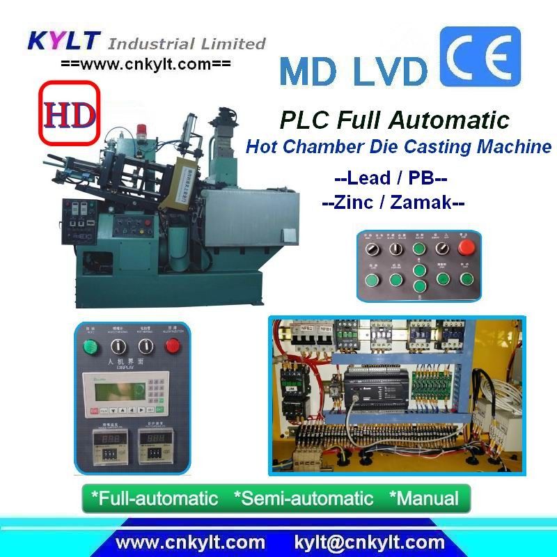 Full automatic PLC DCM for Zamak/zinc Metal supplier