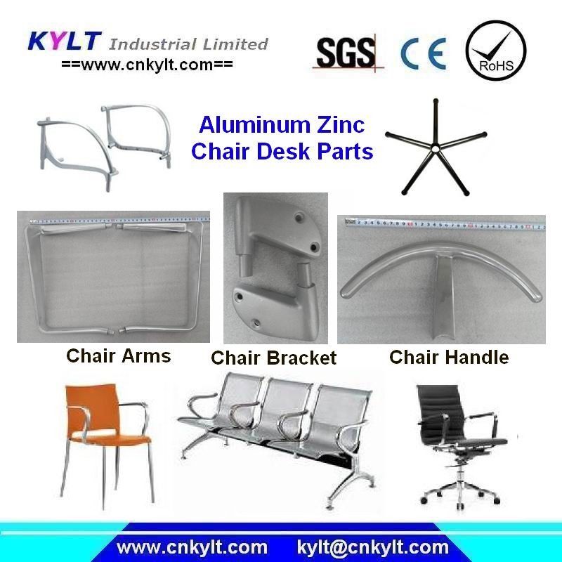 Aluminum Alloy Injection Moulding Chair Arms Parts supplier
