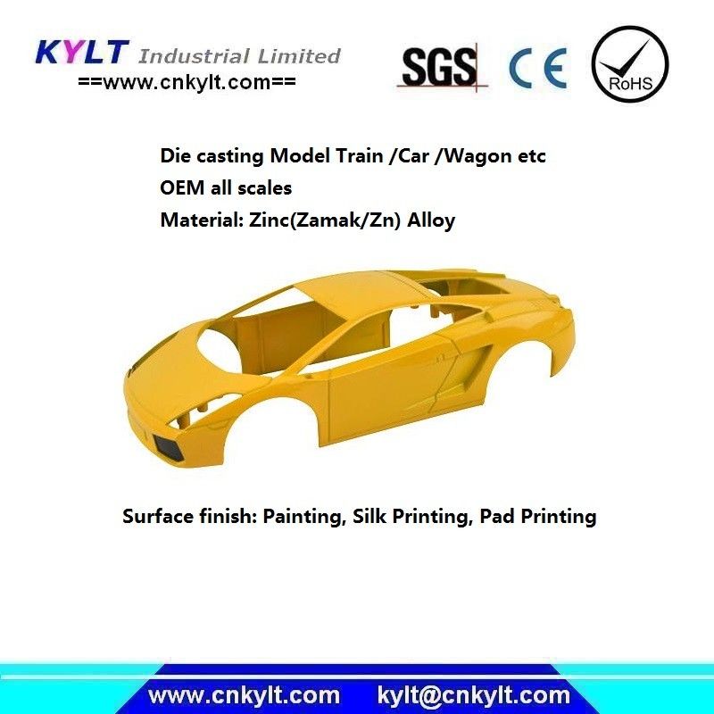 Precise Zinc/Zamak Metal Alloy Die Casting Model Car/truck/wagon/train (HO/TT SCALE) supplier