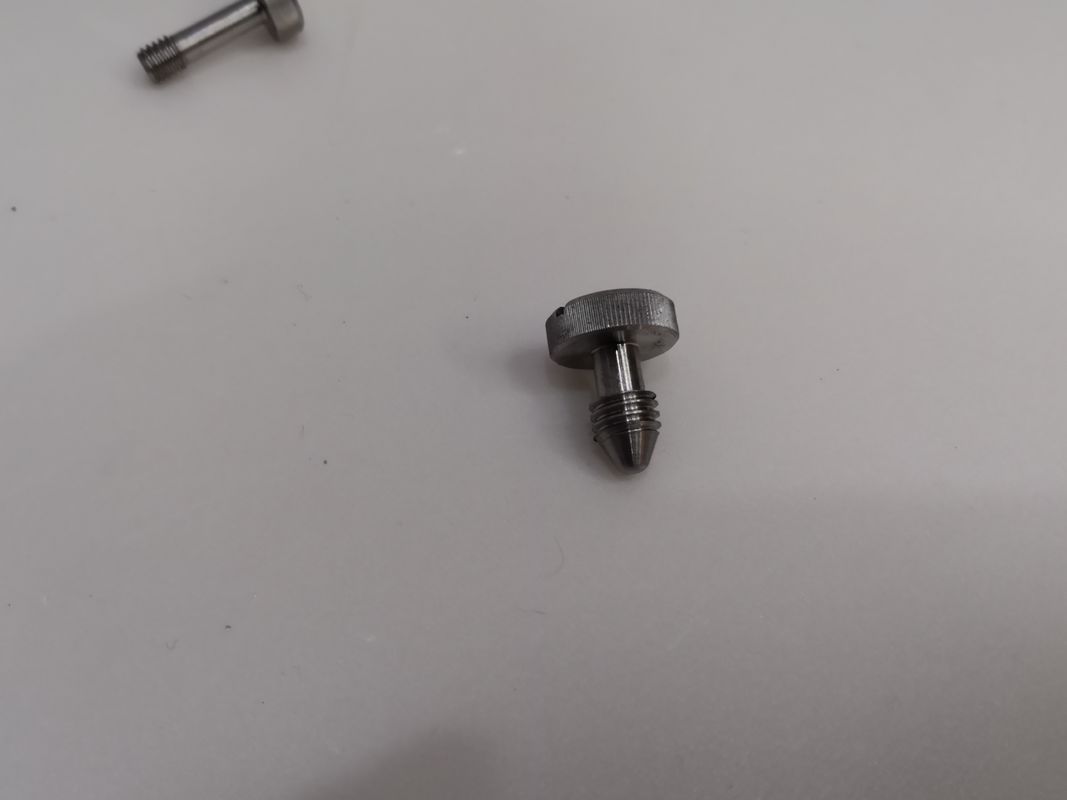 Stainless steel Slotted screw machined by CNC lathe supplier