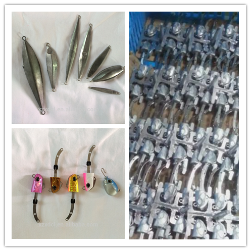 lead metal fishing Luya bait made by vertical die casting machine