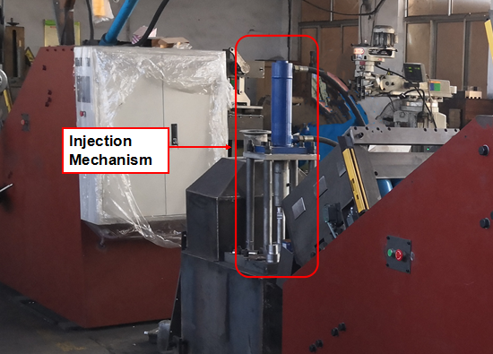 grid die casting machine injection mechanism