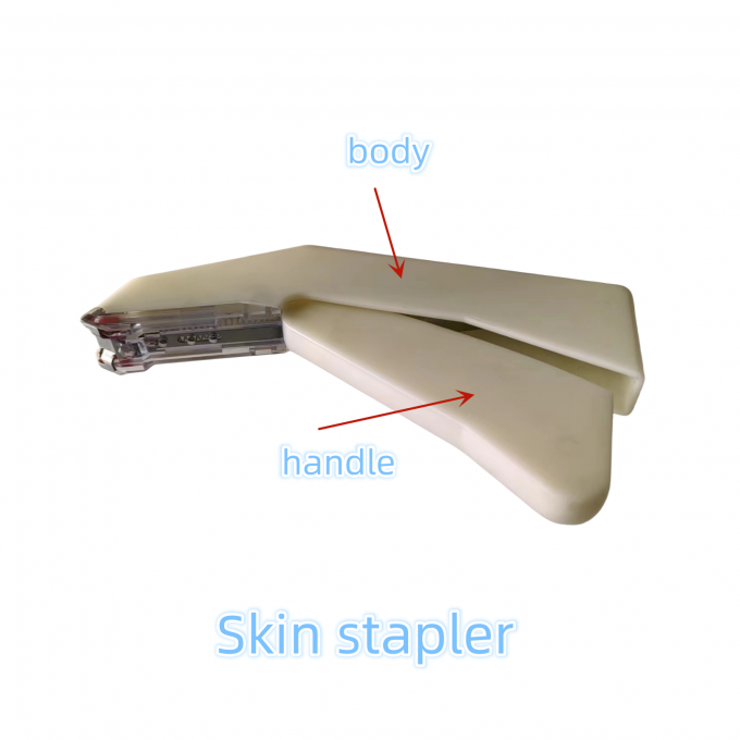 skin stapler plastic body and handle