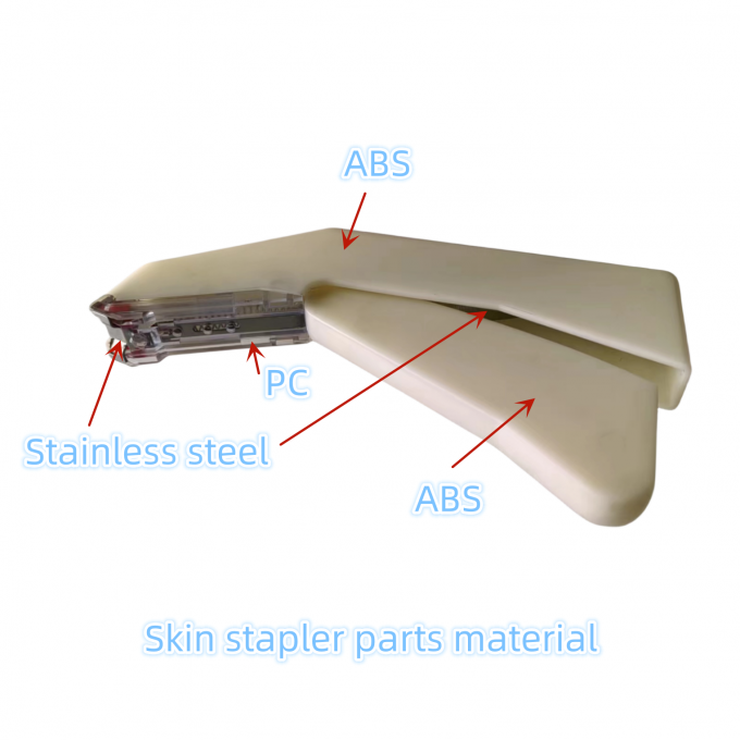 Skin stapler parts material